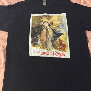 Black Lord of the Rings Graphic T-Shirt
